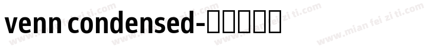 venn condensed字体转换